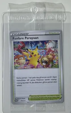 Pokemon Festival Jakarta 2022 Pikachu Fanfare Perayaan PROMO 374/S-P Indonesia - Image 1
