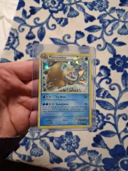 LP Mamoswine 5/102 Cracked Ice Holo HeartGold SoulSilver Triumphant Pokemon Card - Image 1
