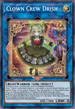 Yugioh! Clown Crew Drish CHAOS ORIGINS PREORDER - Image 1