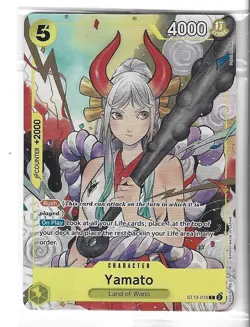 Yamato (Illustration Box Vol.2) ST13-016 One Piece Promotion Cards Foil sealed - Image 1