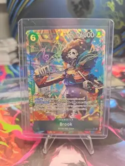 One Piece TCG Brook OP15-032 Alternate Art English Mint - Image 1