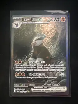 Excadrill ex 168/086 SV Black Bolt Special Illustration Rare Pokemon TCG Card NM - Image 1
