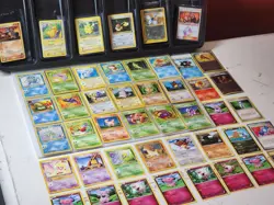 Pokemon Card Lot 46x Pikachu Eevee Rhyhorn Skarmory Trainer Prism Star Sets VTG - Image 2