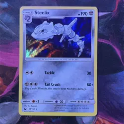 Steelix 89/168 Sun & Moon Celestial Storm Holo Rare Pokemon TCG Card NM-LP - Image 1