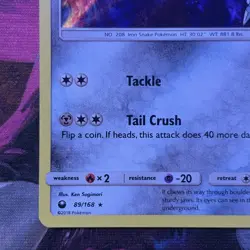 Steelix 89/168 Sun & Moon Celestial Storm Holo Rare Pokemon TCG Card NM-LP - Image 3
