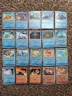 Pokemon 151 Holo And Reverse Holo English 103 Cards Rare - Image 5
