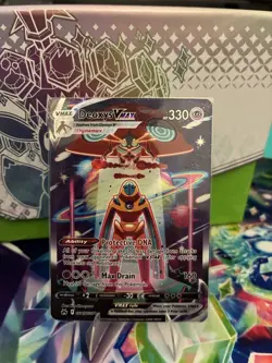 Deoxys VMAX GG45/GG70 Crown Zenith Galarian Gallery Ultra Rare Pokemon Card NM/M - Image 1