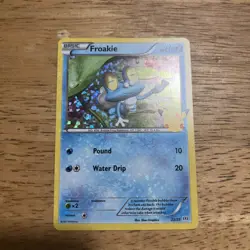 Pokemon TCG Froakie Holo Card 22/25 McDonald's 25th Celebrations - Image 1