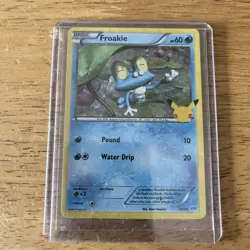 Pokemon TCG Froakie Holo Card 22/25 McDonald's 25th Celebrations - Image 3
