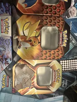 Pokemon Tins Empty Lot of 8 Various Sets Tins Only No Cards - Image 5