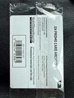 Archeops Pokemon Promo Card Fossil Field Museum Chicago Exclusive Sealed - Image 2