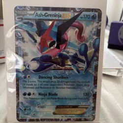 Ash-Greninja EX - (XY Black Star Promos) XY133 JUMBO Cards Holo LP - Image 1