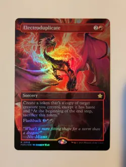 Electroduplicate (Borderless) - Foil Near Mint MTG Foundations - Image 1