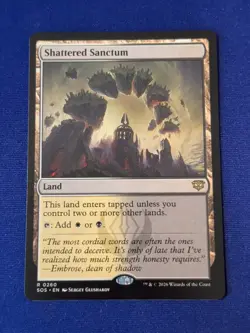 Shattered Sanctum (260) Secrets of Strixhaven SOS MTG Magic - Image 1