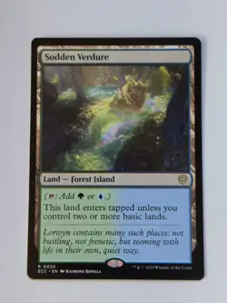 1x Sodden Verdure - Commander: Lorwyn Eclipsed - NM - MTG - Image 1