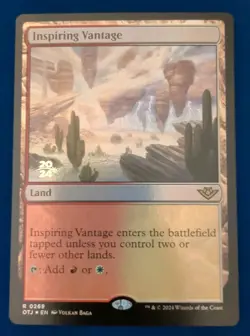 MTG - Inspiring Vantage (269/441) Outlaws of Thunder Junction NM Promo FOIL - Image 1