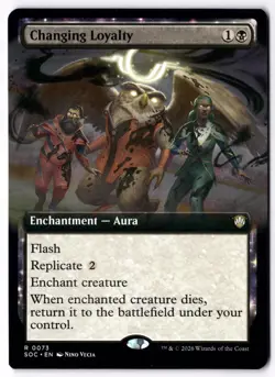 Changing Loyalty (Extended Art) SOC 73 Magic: The Gathering R NM - Image 1