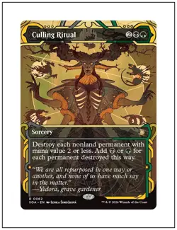 Culling Ritual, Mystical Archive, Secrets of Strixhaven, Magic MTG NM - Image 1