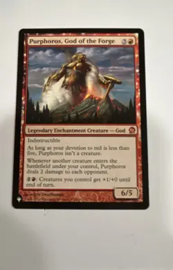 Purphoros, God of the Forge MTG The List Reprints Regular Mythic - Image 1