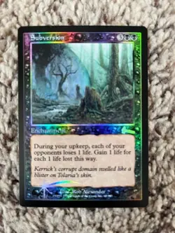 MTG- Subversion x1 - Urza's Legacy FOIL - Image 1