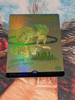 MTG Foil World Shaper Secret Lair Garden Buds Boss is on Vacation - Image 1