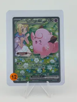 2025 Pokemon Lillie's Clefairy ex 184/159 Special Illustration Rare JTG - Image 2