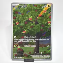 Pokemon Twilight Masquerade APPLIN 185/167 RARE FULL ART ILLUSTRATION EN - Image 1
