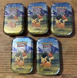 5 - Pokemon Pikachu TCG Ascended Heroes Mini Tin’s NEW SEALED no dents 5 - Image 1