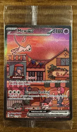 Pokemon Mew EX 053 SEALED Black Star PROMO card Scarlet & Violet 151 - Image 1
