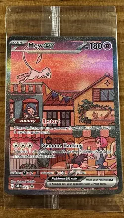 Pokemon Mew EX 053 SEALED Black Star PROMO card Scarlet & Violet 151 - Image 2