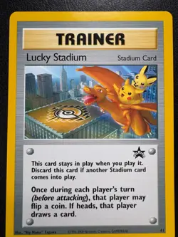 2001 POKEMON PROMO BLACK STAR #41 LUCKY STADIUM-N.Y. CENTER MP - Image 1