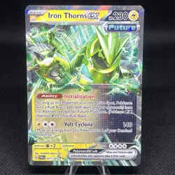 Pokemon Iron Thorns Ex 77/167 Twilight Masquerade Double Rare - Near Mint - Image 1