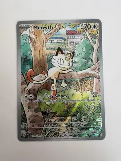 The Pokemon Company Meowth 106/094 Me02: Phantasmal Flames IR Holo FA EN - Image 1