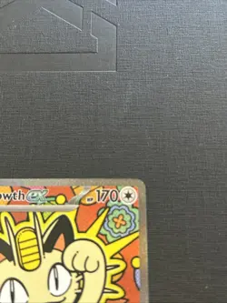 Pokemon TCG Meowth EX SIR Art Holo 121/088 POR -B - Image 2