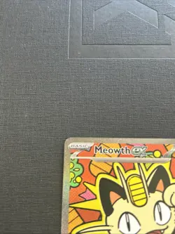 Pokemon TCG Meowth EX SIR Art Holo 121/088 POR -B - Image 3