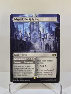 MTG Ishgard, the Holy See (Borderless) Regular Final Fantasy Magic The Gathering - Image 1