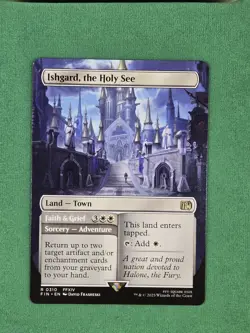 MTG Ishgard, the Holy See (Borderless) Regular Final Fantasy Magic The Gathering - Image 3