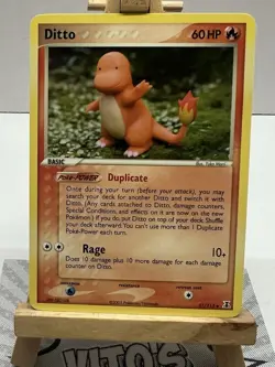 Pokemon - Ditto (Charmander) Delta Species 37/113 Uncommon 2005 - LP+ Read - Image 1