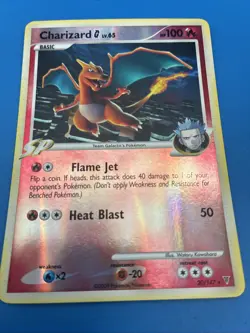 Charizard G Lv 65 Pokemon 20/147 Supreme Victors Team Galactic Reverse Holo MP - Image 1