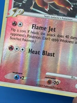 Charizard G Lv 65 Pokemon 20/147 Supreme Victors Team Galactic Reverse Holo MP - Image 3