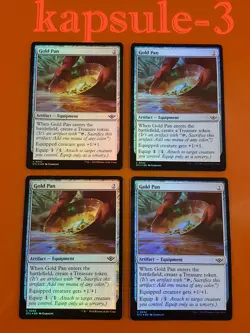4x Gold Pan | FOIL | Outlaws of Thunder Junction | MTG Magic Cards - Image 1