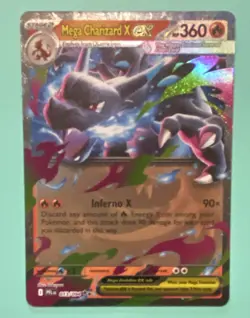 Pokemon Mega Charizard X EX 013/094 Me02: Phantasmal Flames Double Rare Holo - Image 1