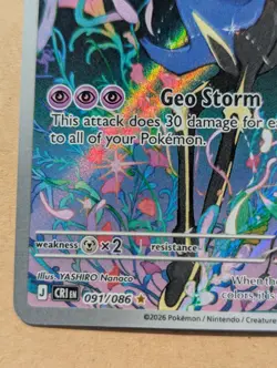 Xerneas Illustration Rare IR Chaos Rising 091/086 Pokemon TCG NM - Image 5