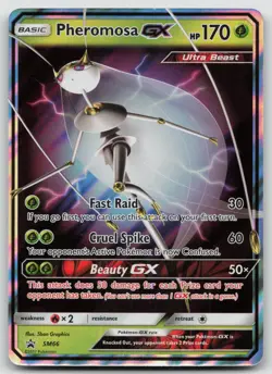 Pheromosa GX - SM66 Sun & Moon Promo Pokemon Holo LP Promo - Image 1