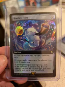 Herald's Horn x3 Final Fantasy MTG Extended Art Promo Foil - Image 2