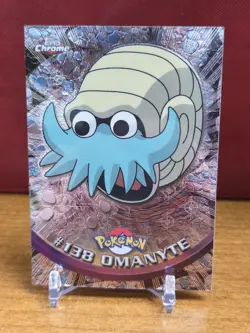 OMANYTE - 2000 Topps Chrome Pokemon TV Animation Edition Series 2 #138 HP - Image 1