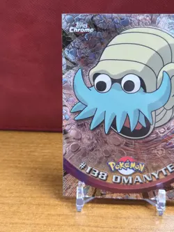 OMANYTE - 2000 Topps Chrome Pokemon TV Animation Edition Series 2 #138 HP - Image 2