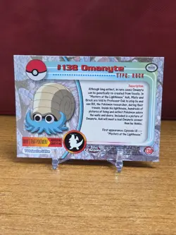 OMANYTE - 2000 Topps Chrome Pokemon TV Animation Edition Series 2 #138 HP - Image 4