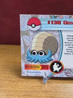 OMANYTE - 2000 Topps Chrome Pokemon TV Animation Edition Series 2 #138 HP - Image 5