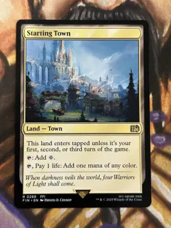 Starting Town 0289 MTG Final Fantasy Regular English Rare - NM/M 🔥 - Image 1